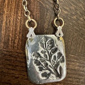 Artisan Crafted Multi-Metal Necklace